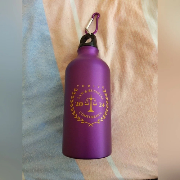 Purple Aluminum  Water Bottle - Picture 1 of 3